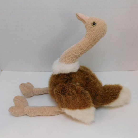 Ty The Beanie Buddies Collection Stretch the Ostrich Plush 16" Stuffed Animal - Picture 3 of 8